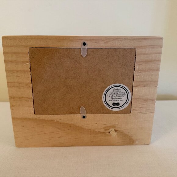 Were Engaged Distressed White Wood Picture Frame Romantic Mudpie Decor Cottage - Picture 3 of 7